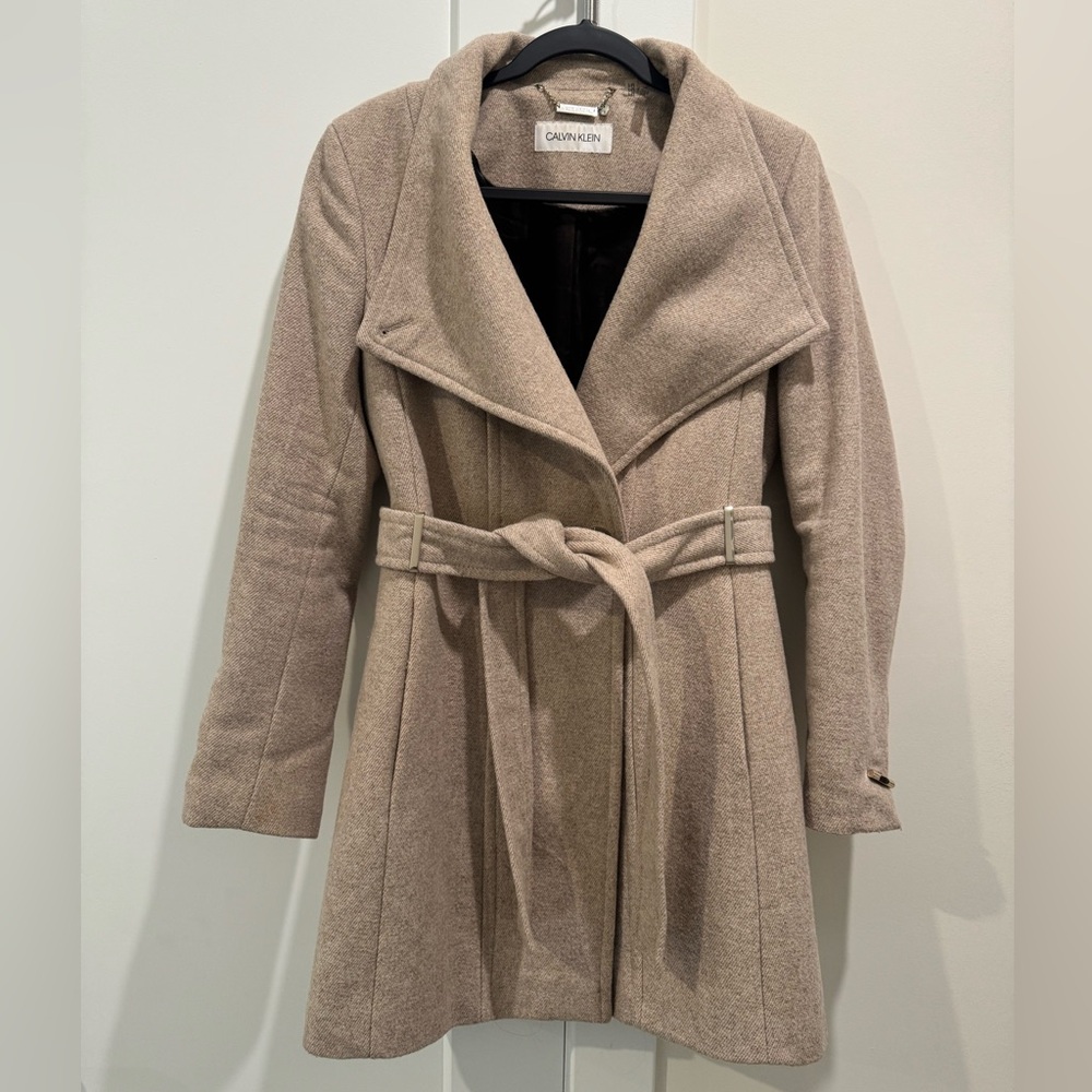 Calvin Klein Women's Belted Coat